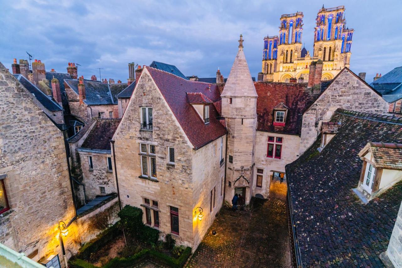 Nid Douillet La Cour Du Dauphin, Vue Cathedrale Imprenable Apartment Laon Ngoại thất bức ảnh